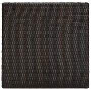 Vidaxl Garden Bar Table Brown 60.5x60.5x110.5 Cm Poly Rattan Vidaxl Garden Bar Table Brown 60.5x60.5x110.5 Cm Poly Rattan