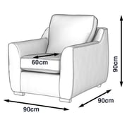 Galaxy Design Bren Single Sofa Blood Red Galaxy Design Bren Single Sofa Blood Red