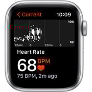 Apple Watch SE GPS 44mm Silver Aluminium Case Abyss Blue Sport Band - Regular Apple Watch SE GPS 44mm Silver Aluminium Case Abyss Blue Sport Band - Regular