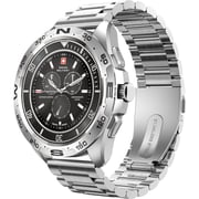 Swiss Military SM-WCH-DOM1-M-SIL Dom Smart Watch With Metal Strap Silver