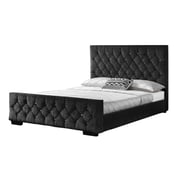Arya Bedframe Super King Bed without Mattress Grey Arya Bedframe Super King Bed without Mattress Grey