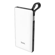 Hoco Ample Energy Power Bank 10000mAh With Built In Lightning Cable - White Hoco Ample Energy Power Bank 10000mAh With Built In Lightning Cable - White