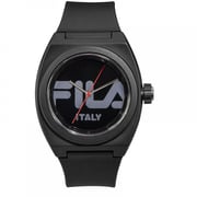 Fila Style Black Dial Silicone Band Analog Watch Unisex 38-180-002 Fila Style Black Dial Silicone Band Analog Watch Unisex 38-180-002