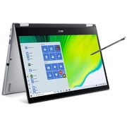 Acer Spin 3 SP314-54N-530C NX.HQ7EM.003 20 in 1 Laptop - Core i5 1GHz 4GB 256GB Shared Win10Home FHD 14inch Silver English/Arabic Keyboard Acer Spin 3 SP314-54N-530C NX.HQ7EM.003 20 in 1 Laptop - Core i5 1GHz 4GB 256GB Shared Win10Home FHD 14inch Silver English/Arabic Keyboard