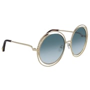 CHLOE Round Gold Sunglasses For Women CL-CE114SC-838-58