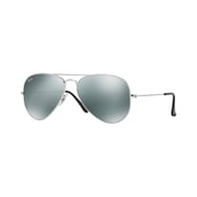 Ray Ban RB3025 W3277 Silver Unisex Sunglasses Ray Ban RB3025 W3277 Silver Unisex Sunglasses