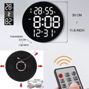 Budi DS-6630 LED Multi Color Wall Clock Budi DS-6630 LED Multi Color Wall Clock