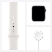 Apple Watch Series 6 GPS 44mm Silver Aluminum Case with White Sport Band Apple Watch Series 6 GPS 44mm Silver Aluminum Case with White Sport Band