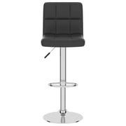 Vidaxl Bar Stool Black Faux Leather Vidaxl Bar Stool Black Faux Leather