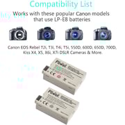 Dmk Power Lp-e8 (1320mah) Battery Compatible With Canon Eos 550d, Eos 600d, Eos 700d, Eos Rebel T2i, Eos Rebel T3i, Eos Rebel T4i, Eos Rebel T5i Cameras Dmk Power Lp-e8 (1320mah) Battery Compatible With Canon Eos 550d, Eos 600d, Eos 700d, Eos Rebel T2i, Eos Rebel T3i, Eos Rebel T4i, Eos Rebel T5i Cameras