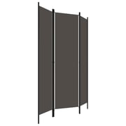 Vidaxl 3-panel Room Divider Anthracite 150x180 Cm Vidaxl 3-panel Room Divider Anthracite 150x180 Cm