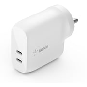 Belkin Dual Port USB-C Wall Charger 40W White