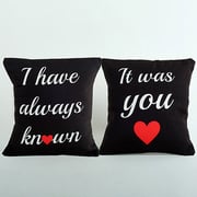 Cushion Print with Couple design