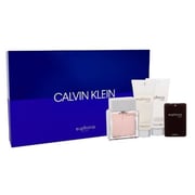 Calvin Klein Euphoria Gift Set For Men (Calvin Klein Euphoria 100ml EDT + 100ml Shower Gel + 100ml After Shave Balm + Euphoria 20ml EDT)