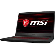 MSI GF65 Thin 10SDR Gaming Laptop - Core i7 2.6GHz 16GB 512GB 6GB Win10 15.6inch FHD Black English/Arabic Keyboard