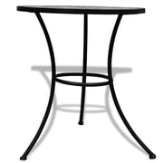 vidaXL Bistro Table Black and White 60 cm Mosaic vidaXL Bistro Table Black and White 60 cm Mosaic