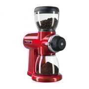 Kitchenaid Artisan Burr Grinder Stainless Steel Precision Grinding Burrs -15 Different Grind Settings, Red Kitchenaid Artisan Burr Grinder Stainless Steel Precision Grinding Burrs -15 Different Grind Settings, Red