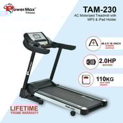 PowerMax Fitness TAM-230 AC Motorized Fitness Treadmill with MP3 & iPad Holder PowerMax Fitness TAM-230 AC Motorized Fitness Treadmill with MP3 & iPad Holder