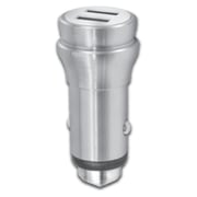 Eklasse Car Charger With 2 USB Port - Silver