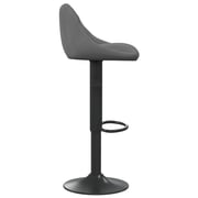 Vidaxl Bar Stools 2 Pcs Dark Grey Velvet Vidaxl Bar Stools 2 Pcs Dark Grey Velvet