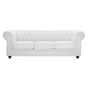 Ingles Sofa Sets Three Seater Sofa in White Color