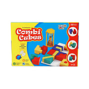 Virgo Toys Combi Cubes Game Multicolour - 32 Pieces, VT005