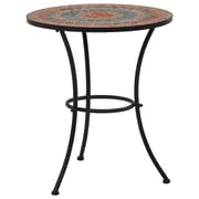 vidaXL Mosaic Bistro Table Orange/Grey 60cm Ceramic vidaXL Mosaic Bistro Table Orange/Grey 60cm Ceramic