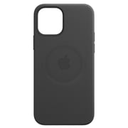 Apple iPhone 12 mini Leather Case with MagSafe - Black Apple iPhone 12 mini Leather Case with MagSafe - Black