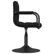 Vidaxl Swivel Dining Chairs 2 Pcs Black Velvet Vidaxl Swivel Dining Chairs 2 Pcs Black Velvet