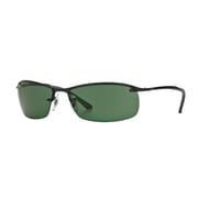 Rayban Rb3183-006/71 Size 63 Black Metal Unisex Sunglasses Rayban Rb3183-006/71 Size 63 Black Metal Unisex Sunglasses