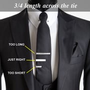 Soko Mesh Tie Clip Lapel Pin Gunmetal For Men