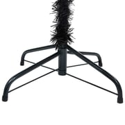 vidaXL Artificial Christmas Tree with Stand Black 150 cm PVC