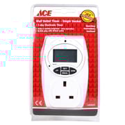 Ace Single Socket Wall Outlet Timer (White) Ace Single Socket Wall Outlet Timer (White)