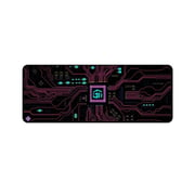 Gamertek Desk Mat 80x30 Cm Circuit Hot Pink