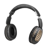 Promate Wireless Headphones, Premium Over-Ear HD Stereo Bluetooth Foldable Headphones Concord Gold Promate Wireless Headphones, Premium Over-Ear HD Stereo Bluetooth Foldable Headphones Concord Gold
