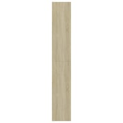 vidaXL 5-Tier Book Cabinet Sonoma Oak 80x30x189 cm Engineered Wood vidaXL 5-Tier Book Cabinet Sonoma Oak 80x30x189 cm Engineered Wood