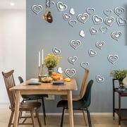Deals For Less - Heart Mirror 3d Wall Stickers Acrylic Home Decoration Deals For Less - Heart Mirror 3d Wall Stickers Acrylic Home Decoration