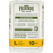 Friends Adult Diapers Easy - Large, 10 Pieces, Pack of 3 Friends Adult Diapers Easy - Large, 10 Pieces, Pack of 3