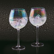 BarCraft Lustre Glassware Gin Glasses Set Of Two 500ml Gift Boxed BarCraft Lustre Glassware Gin Glasses Set Of Two 500ml Gift Boxed