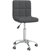 Vidaxl Swivel Office Chair Dark Grey Fabric Vidaxl Swivel Office Chair Dark Grey Fabric