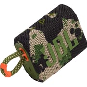 JBL GO 3 Bluetooth Portable Waterproof Speaker Camouflage
