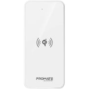 Promate Wireless Charging Power Bank 10000mAh White AURAVOLT10+ Promate Wireless Charging Power Bank 10000mAh White AURAVOLT10+