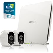 Netgear VMS3230100EUS Arlo Wireless Night Vision 2X HD Security Camera W/ Base Netgear VMS3230100EUS Arlo Wireless Night Vision 2X HD Security Camera W/ Base