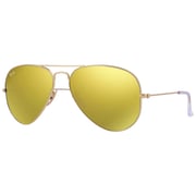 RayBan RB3025-112/93-58 Aviator Gold Unisex Sunglasses RayBan RB3025-112/93-58 Aviator Gold Unisex Sunglasses