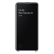 Samsung Clear View Flip Case Black For Galaxy S10e
