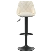 Vidaxl Bar Stools 2 Pcs Cream Velvet Vidaxl Bar Stools 2 Pcs Cream Velvet