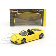 Bburago 21076 1:24 Porsche 918 Spyder Diecast Model Car Bburago 21076 1:24 Porsche 918 Spyder Diecast Model Car