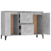 Vidaxl Sideboard Concrete Grey 104x35x70 Cm Chipboard Vidaxl Sideboard Concrete Grey 104x35x70 Cm Chipboard