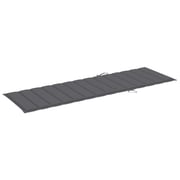 vidaXL Sun Lounger Cushion Anthracite 200x70x3 cm Fabric vidaXL Sun Lounger Cushion Anthracite 200x70x3 cm Fabric