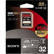Sony SF32UX2T SD Card 32GB Sony SF32UX2T SD Card 32GB
